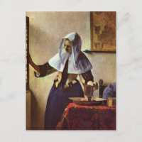 Johannes Vermeer - Junge Frau mit einem Wasserkrug