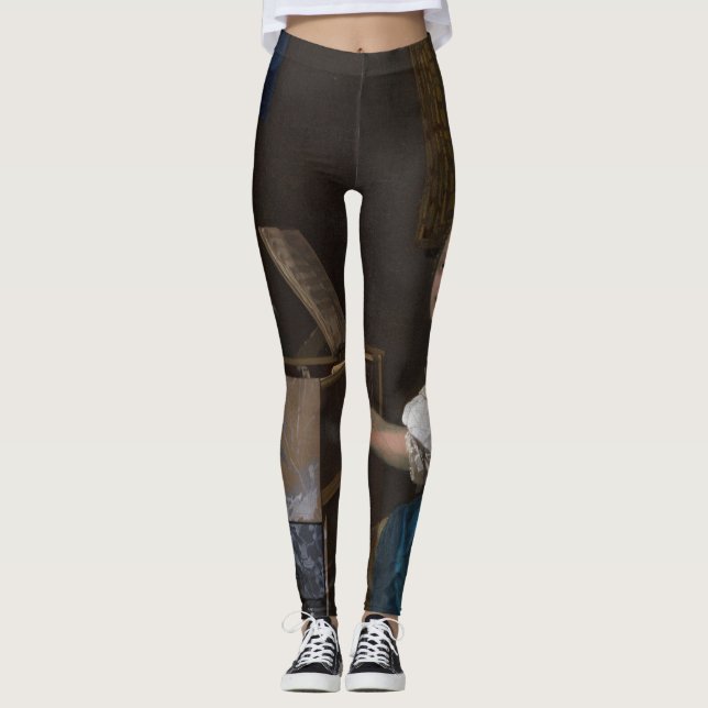 Johannes Vermeer Lady Sitzt in einer Virgina Leggings (Vorderseite)