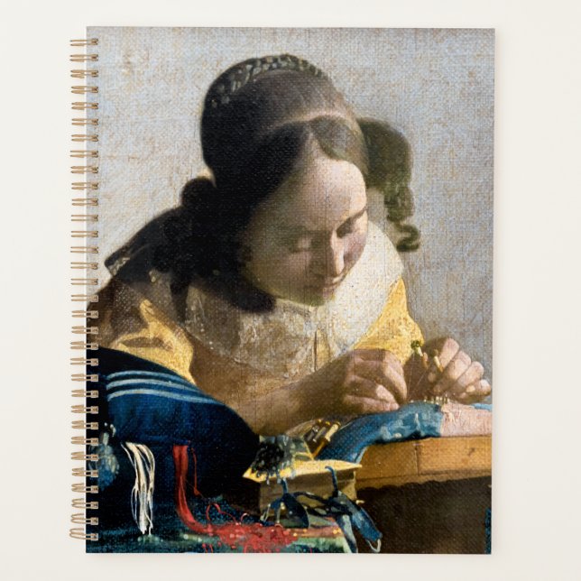 Johannes Vermeer - Le Lacemaker (Devant)
