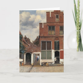 Johannes Vermeer - Little Street Karte