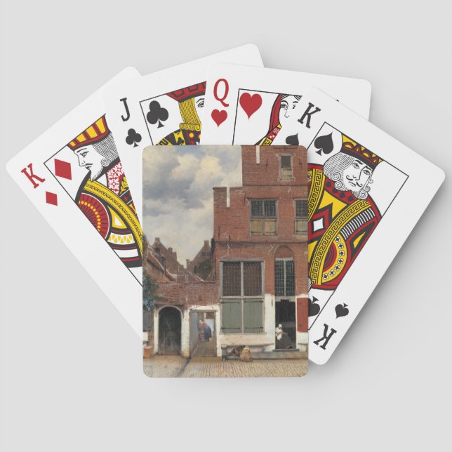 Johannes Vermeer - Little Street Spielkarten (Rückseite)