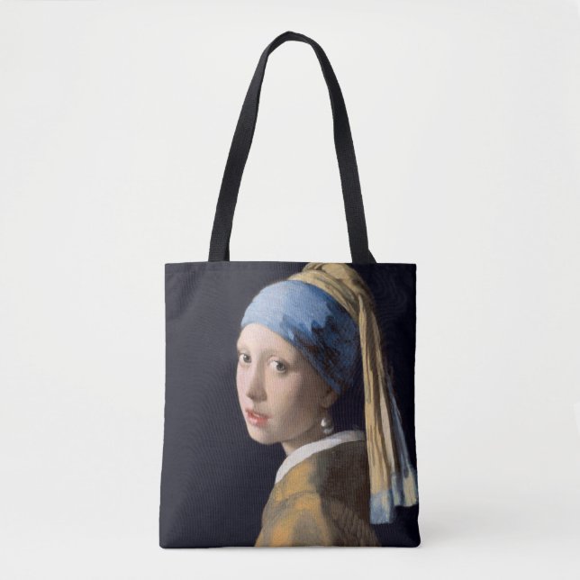 JOHANNES VERMEER - Mädchen mit einem Perlenohrring Tasche (Vorderseite)