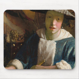 Johannes Vermeer - Mädchen mit Flute Mousepad