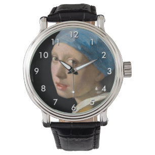 Johannes Vermeer - Mädchen mit Perle Armbanduhr