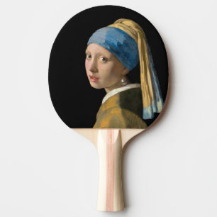 Johannes Vermeer - Mädchen mit Perle Tischtennis Schläger