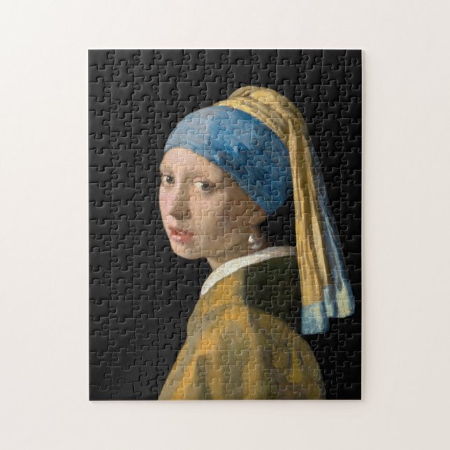 Johannes Vermeer - Mädchen mit Perlenohrring (Vertikal)