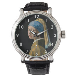 Johannes Vermeer - Mädchen mit Perlenohrring Armbanduhr