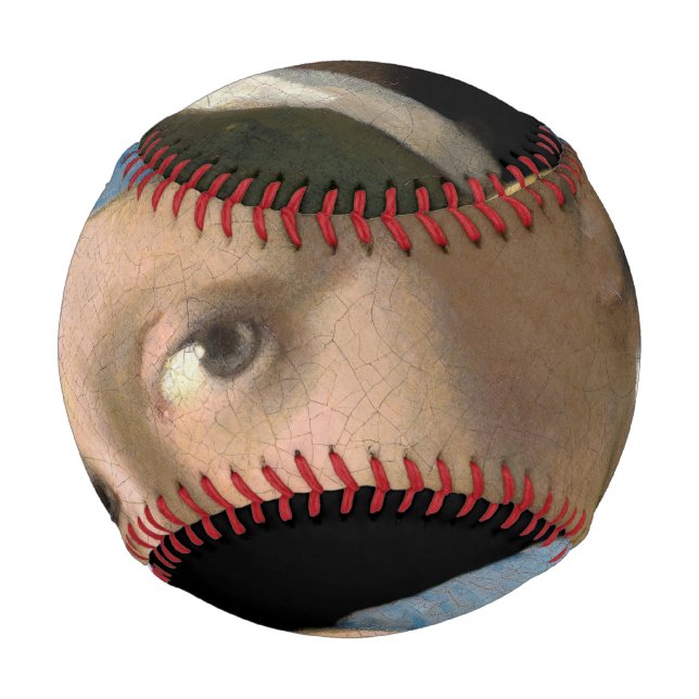 Johannes Vermeer - Mädchen mit Perlenohrring Baseball (Vorderseite)