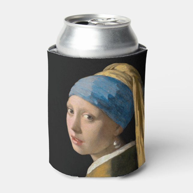 Johannes Vermeer - Mädchen mit Perlenohrring Dosenkühler (Kanne Vorderseite)