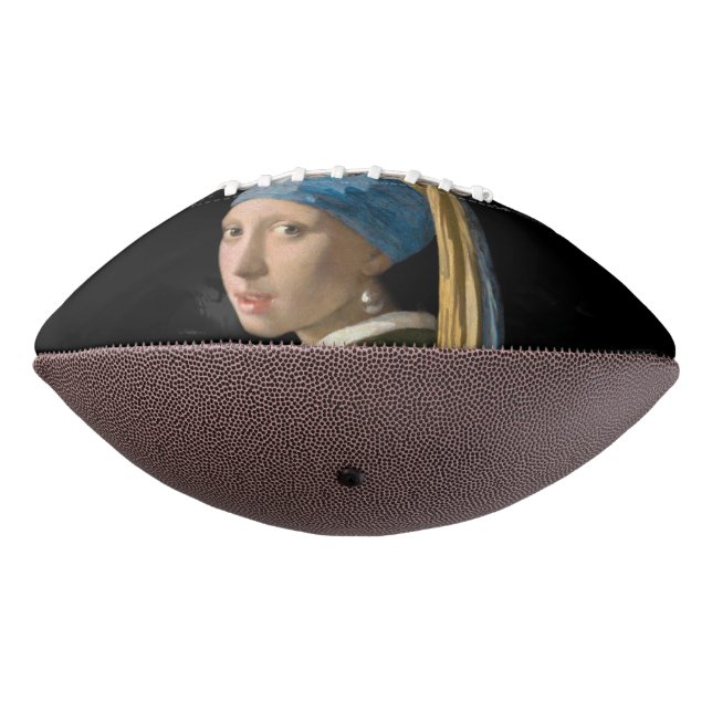 Johannes Vermeer - Mädchen mit Perlenohrring Football (Gedreht 270)