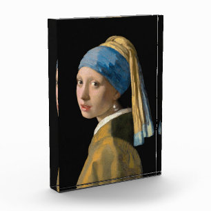 Johannes Vermeer - Mädchen mit Perlenohrring Fotoblock