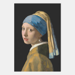Johannes Vermeer - Mädchen mit Perlenohrring Geschenkpapier Set