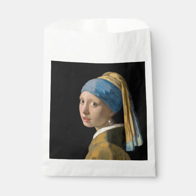 Johannes Vermeer - Mädchen mit Perlenohrring Geschenktütchen (Vorderseite)