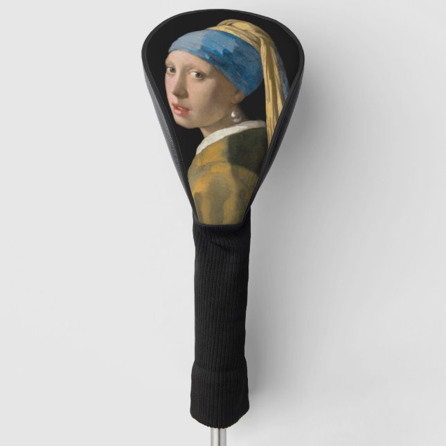 Johannes Vermeer - Mädchen mit Perlenohrring Golf Headcover (Vorderseite)
