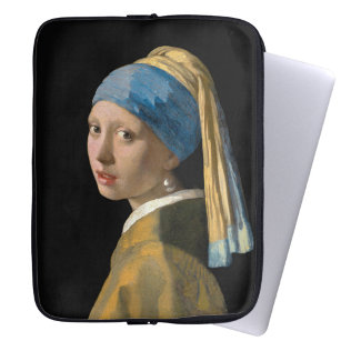 Johannes Vermeer - Mädchen mit Perlenohrring Laptopschutzhülle