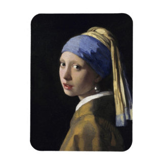 Johannes Vermeer - Mädchen mit Perlenohrring Magnet