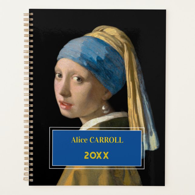 Johannes Vermeer - Mädchen mit Perlenohrring Planer (Vorderseite)