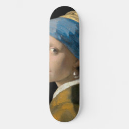 Johannes Vermeer - Mädchen mit Perlenohrring Skateboard