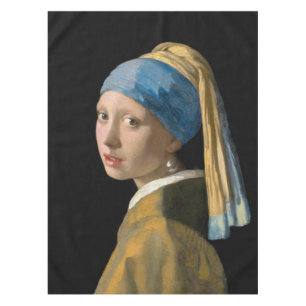 Johannes Vermeer - Mädchen mit Perlenohrring Tischdecke