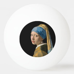 Johannes Vermeer - Mädchen mit Perlenohrring Tischtennisball