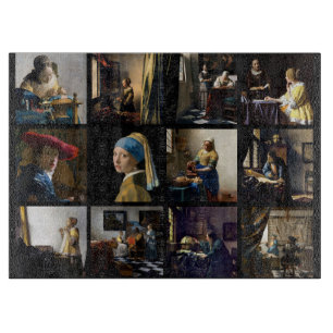 Johannes Vermeer - Masterpiece Grid Schneidebrett