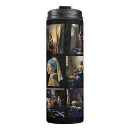 Johannes Vermeer - Masterpiece Grid Thermosbecher