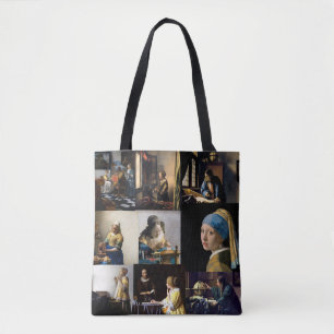 Johannes Vermeer - Meisterwerke Patchwork Tasche