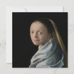 Johannes Vermeer - Studie einer jungen Frau Einladung