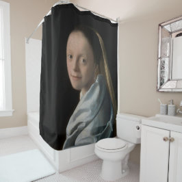 Johannes Vermeer - Studie über eine junge Frau Duschvorhang