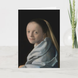 Johannes Vermeer - Studie über eine junge Frau Karte