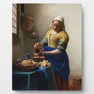 Johannes Vermeer - The Milkmaid Fotoplatte