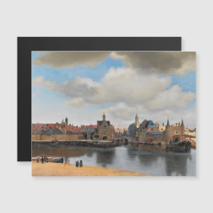 Johannes Vermeer, van Deft, View of Delft Magneteinladung