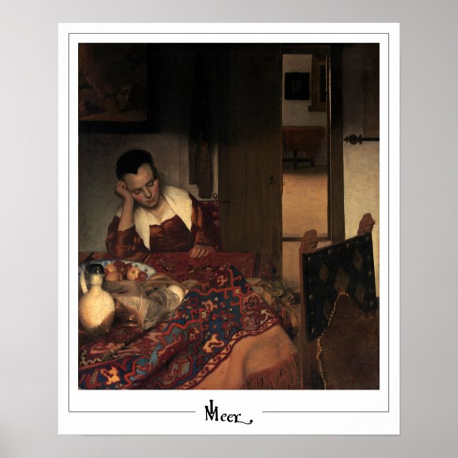 Johannes Vermeer Zedign Art Poster #17 (Vorne)