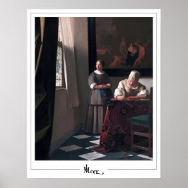 Johannes Vermeer Zedign Art Poster #18