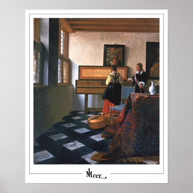 Johannes Vermeer Zedign Art Poster #20 (Vorne)