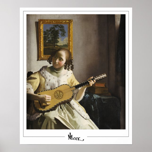 Johannes Vermeer Zedign Art Poster #30 (Vorne)