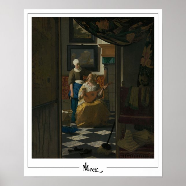 Johannes Vermeer Zedign Art Poster #32 (Vorne)