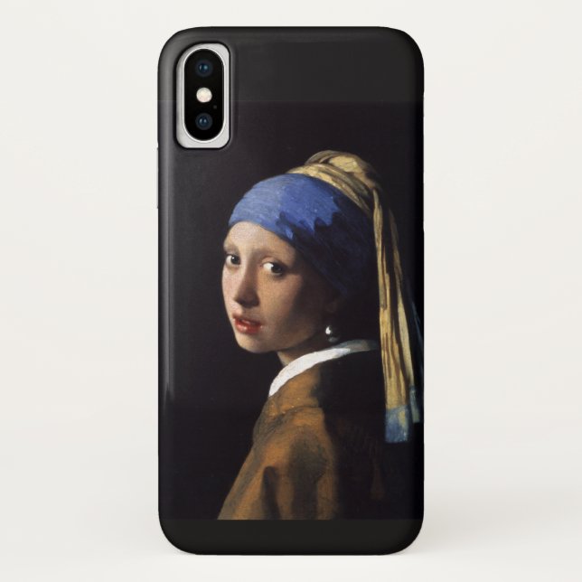 Johannes Vermeers Girl mit einem PerlenohriPhon Case-Mate iPhone Hülle (Rückseite)