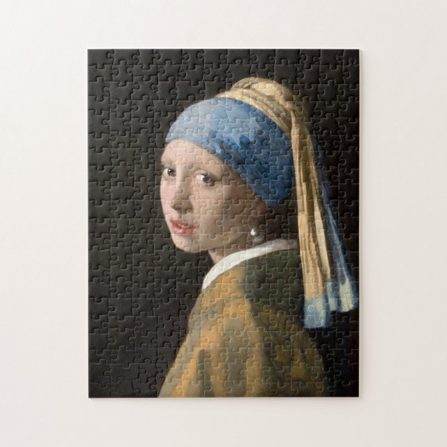 Johannes Vermeer's Girl with a Pearl Earring (Vertikal)