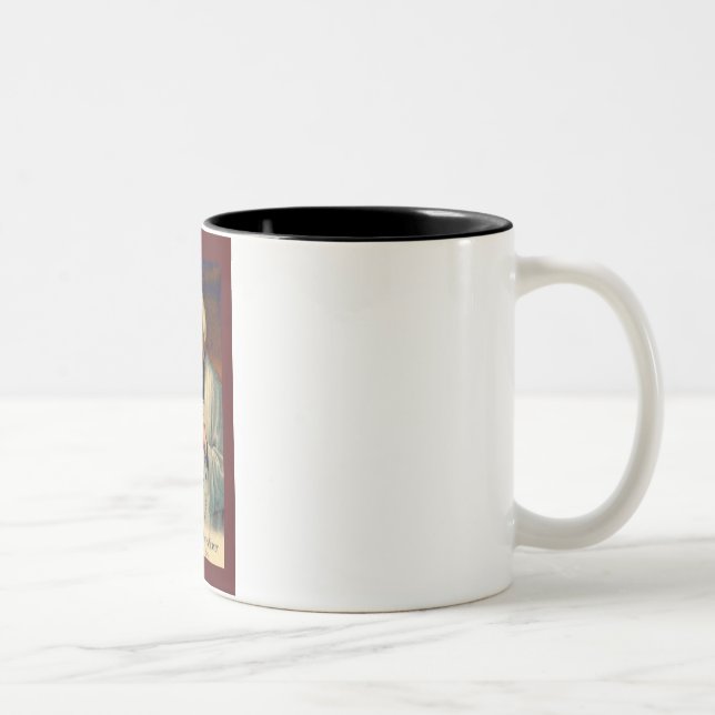 Johannes Vianney Zweifarbige Tasse (Rechts)