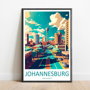 Johannesburg Impression de voyage Art mural Johann