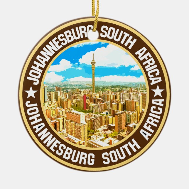 Johannesburg Keramik Ornament (Vorne)