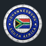 Johannesburg Südafrika Dartscheibe<br><div class="desc">Johannesburg Südafrika</div>