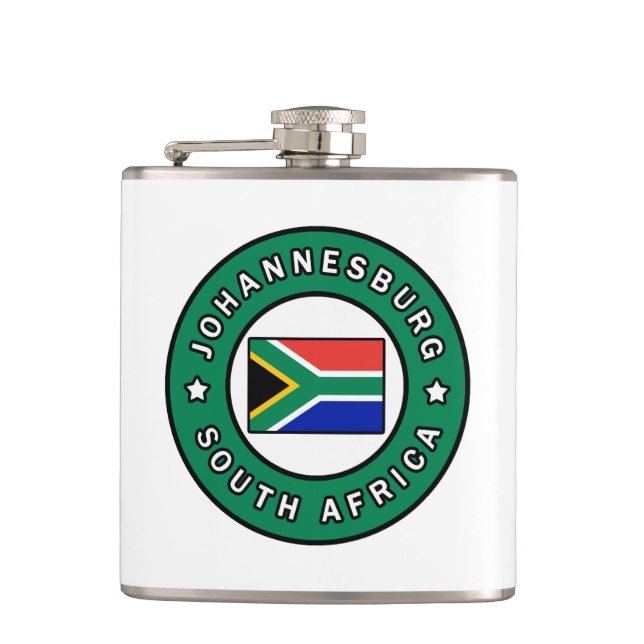 Johannesburg Südafrika Flachmann (Vorderseite)