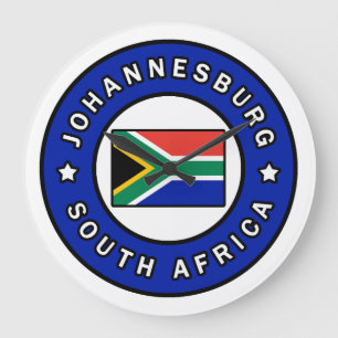 Johannesburg Südafrika Große Wanduhr