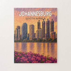 Johannesburg Südafrika Illustration Reise Kunst