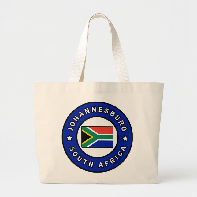 Johannesburg Südafrika Jumbo Stoffbeutel (Vorne)