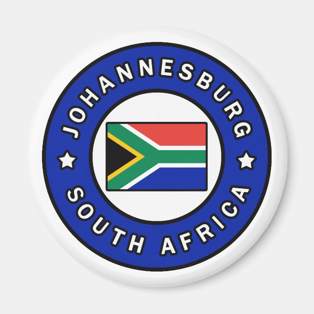 Johannesburg Südafrika Magnet (Vorne)