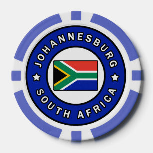 Johannesburg Südafrika Pokerchips