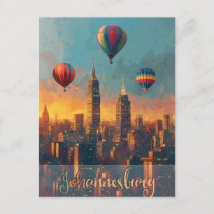 Johannesburg Vintage Postkarte